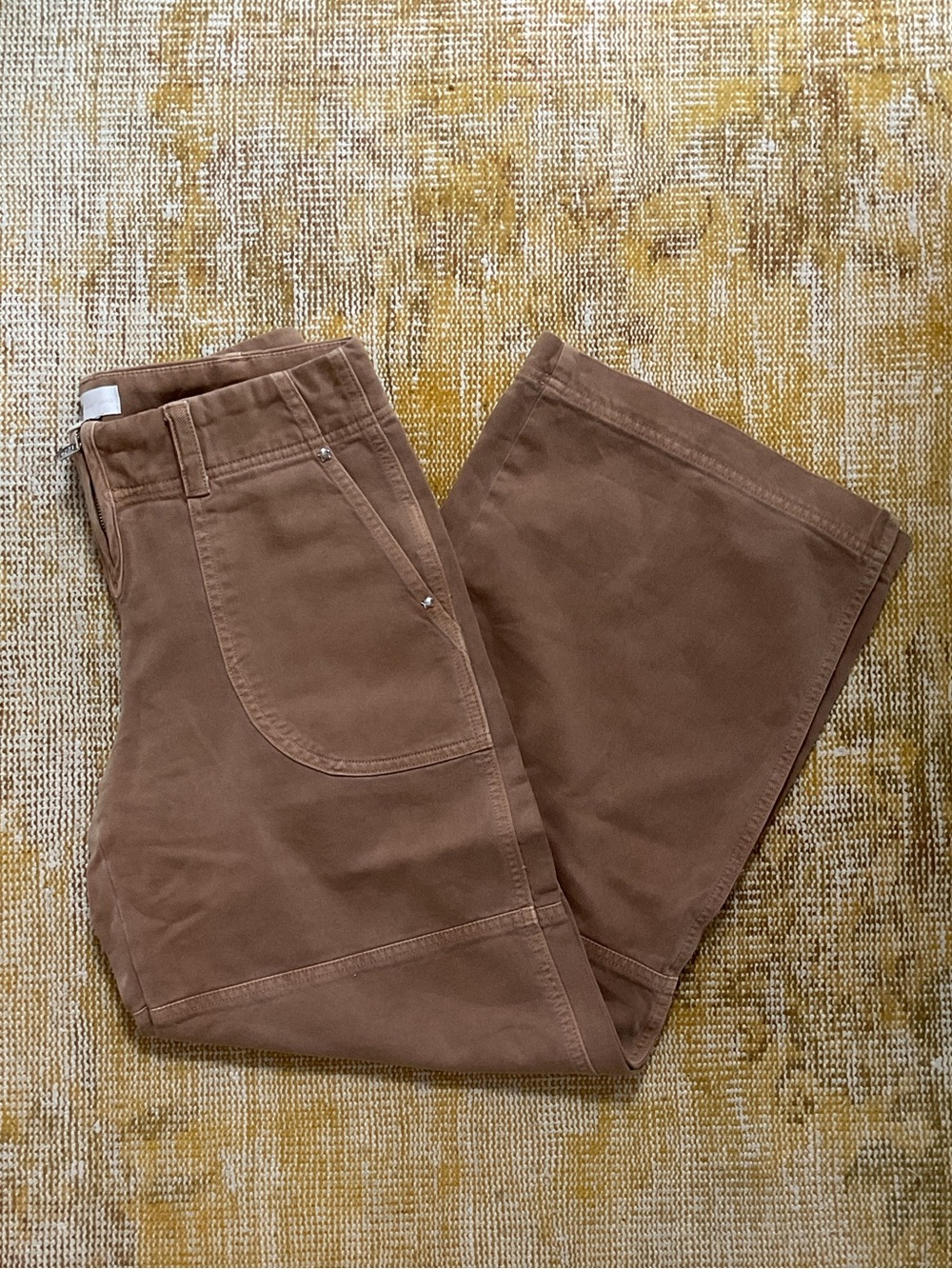 Gap x Sandy Liang Tan Low Rise Carpenter Pants